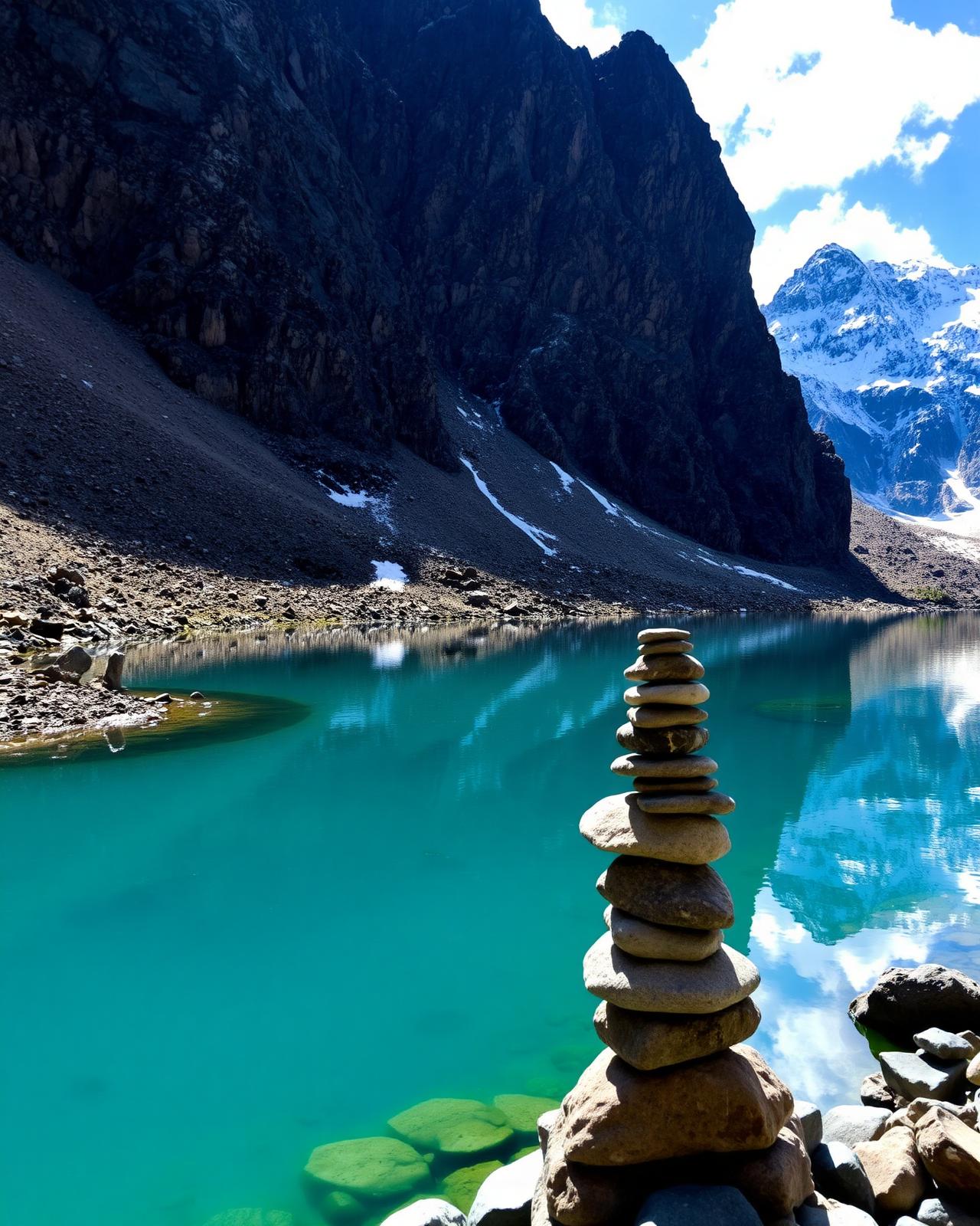 Glacial sacred lake in Kumaon